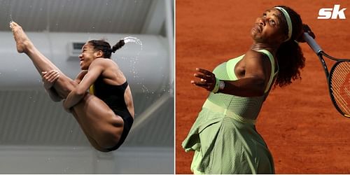 Kristen Hayden and Serena Williams