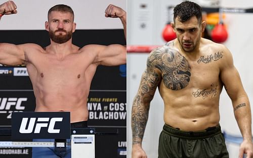 Jan Blachowicz (left) and Aleksandar Rakic (right) [Image credits: @rakic_ufc on Instagram]