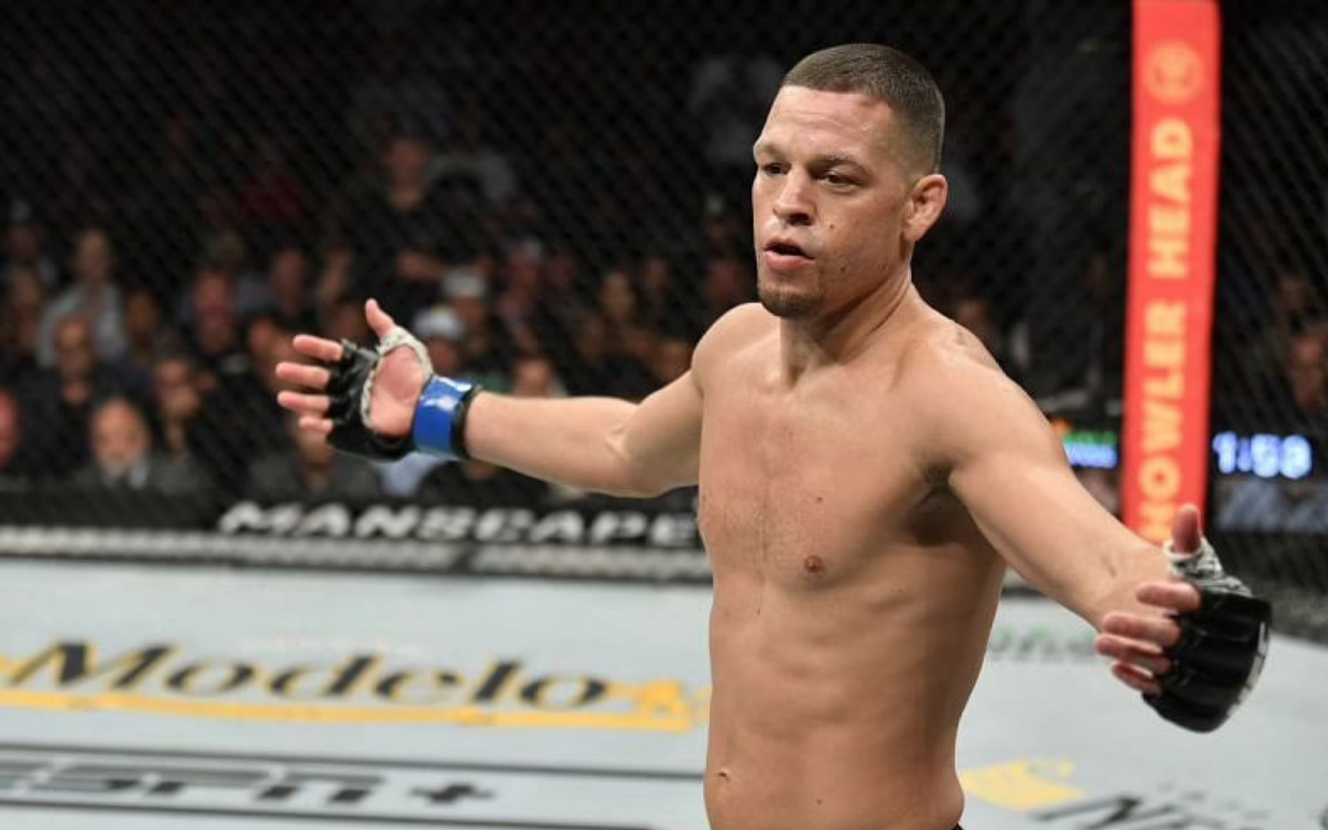 Nate Diaz has just one fight remaining on his UFC contract