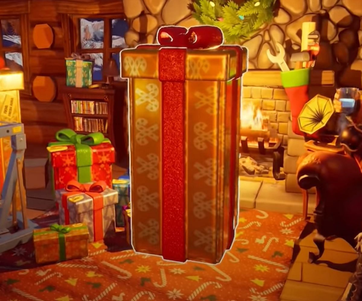 The gift containing the Krisabelle skin in Fortnite Chapter 3 Season 1(Image via Epic Games)