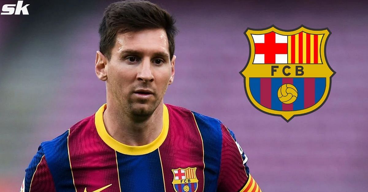 Lionel Messi in Barcelona colours