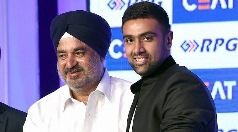 Former Indian fast-bowler Balwinder Singh Sandhu with off-spinner Ravichandran Ashwin (Picture Credits: PTI via Indian Express). Sandeep Patil was the hero of India's semifinal victory over England in the 1983 Cricket World Cup (Picture Credits: Twitter/@BCCI via PTI and Deccan Herald).