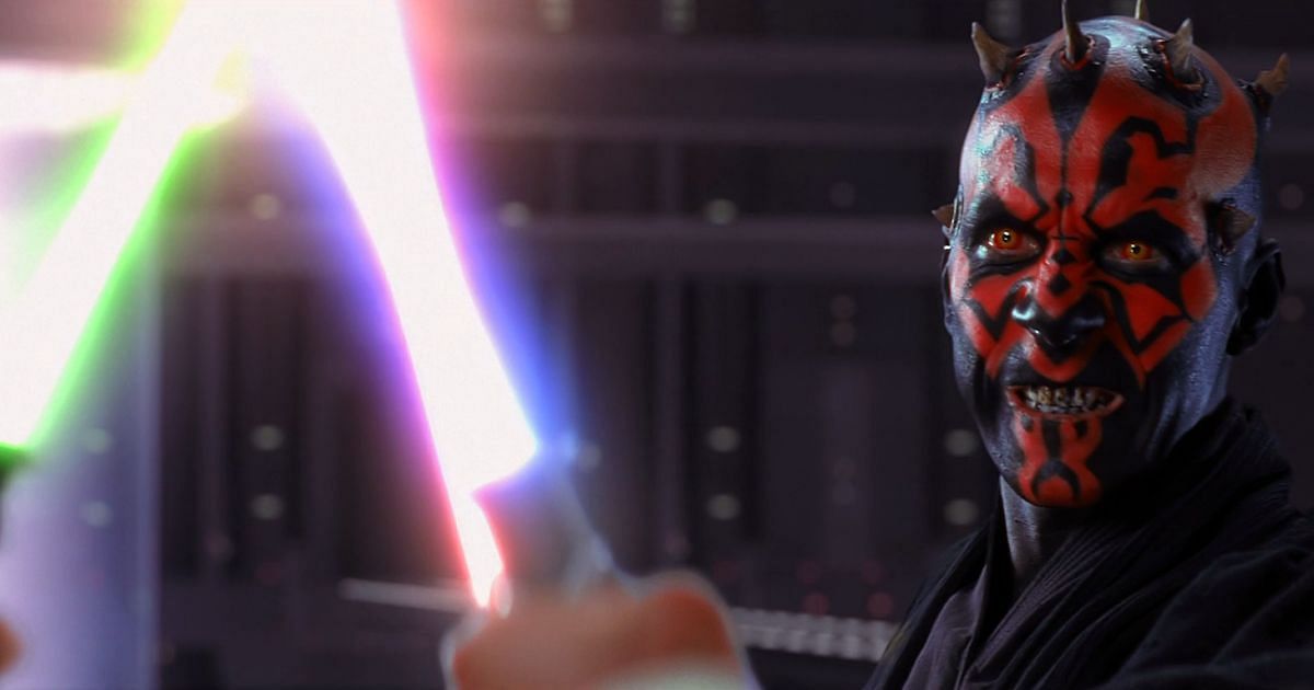 Darth Maul as he appeared in &#039;Star Wars: The Phantom Menace&#039; (Image via Lucasfilm)