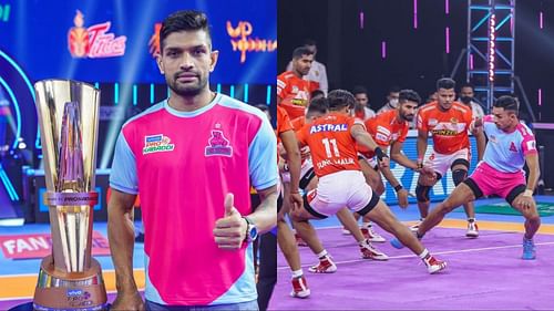 Deepak Hooda's Jaipur Pink Panthers lost to Gujarat Giants in their first match of Pro Kabaddi 2021 (Image: Instagram/Jaipur Pink Panthers)