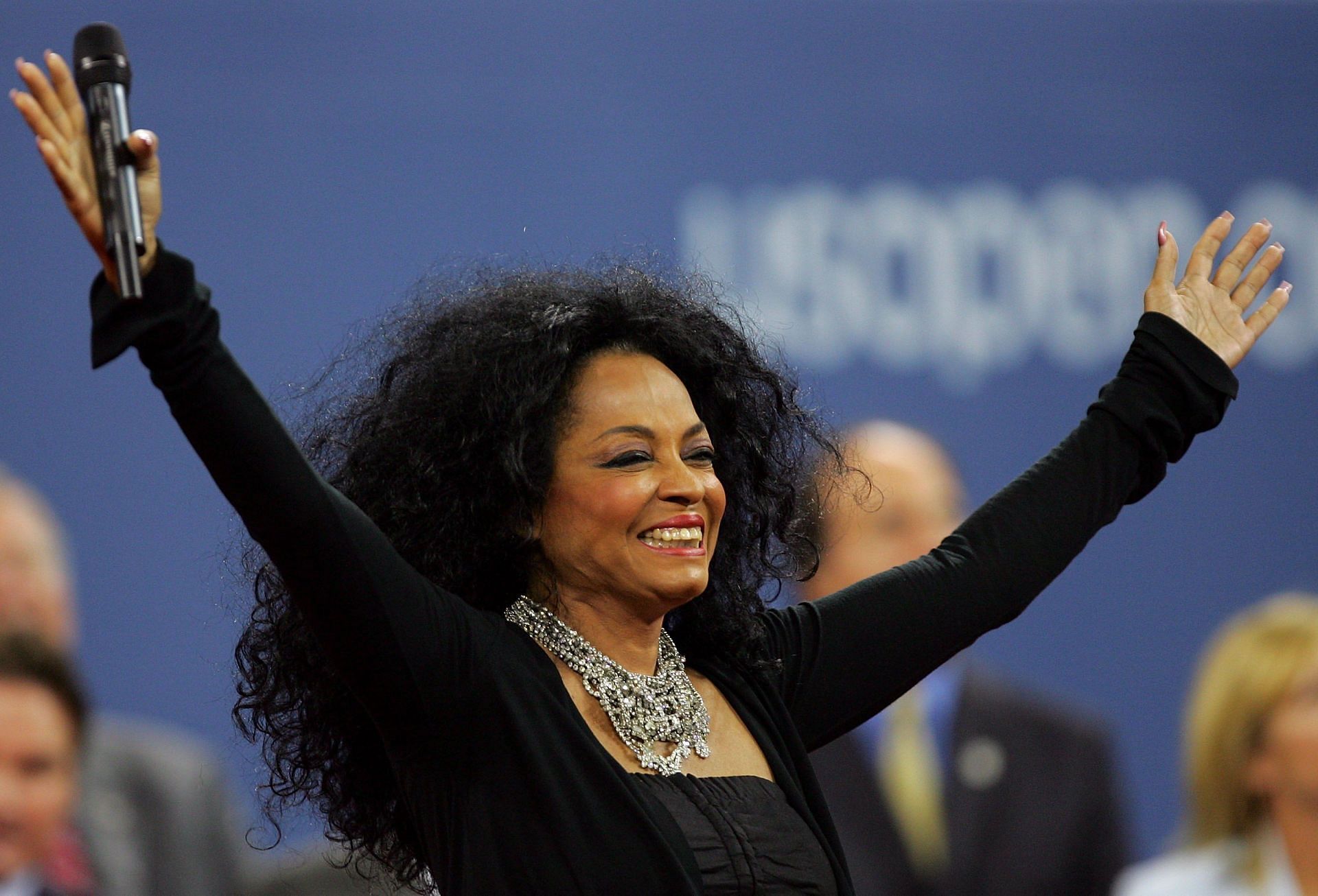 Diana Ross during 2006 US Open Tennis (Image Via Getty Images)