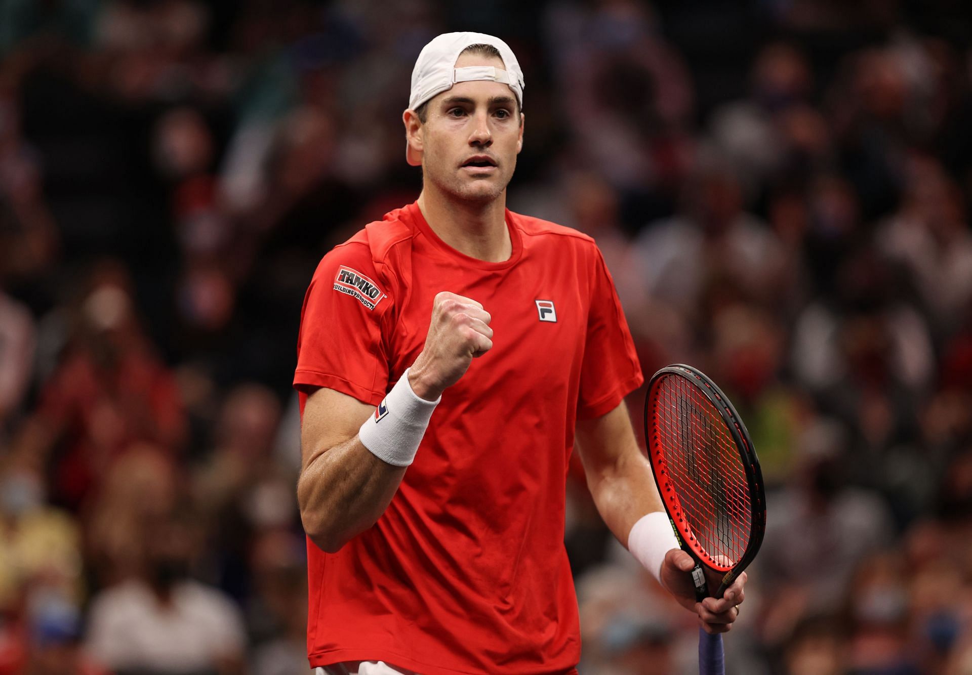 John Isner at the Laver Cup 2021