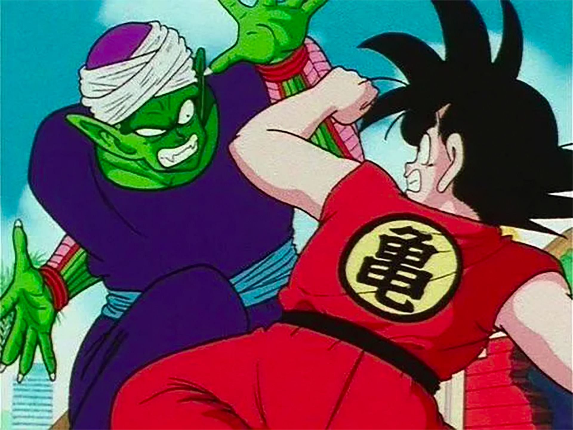 Teen Goku fighting Piccolo (Image via Toei Animation)