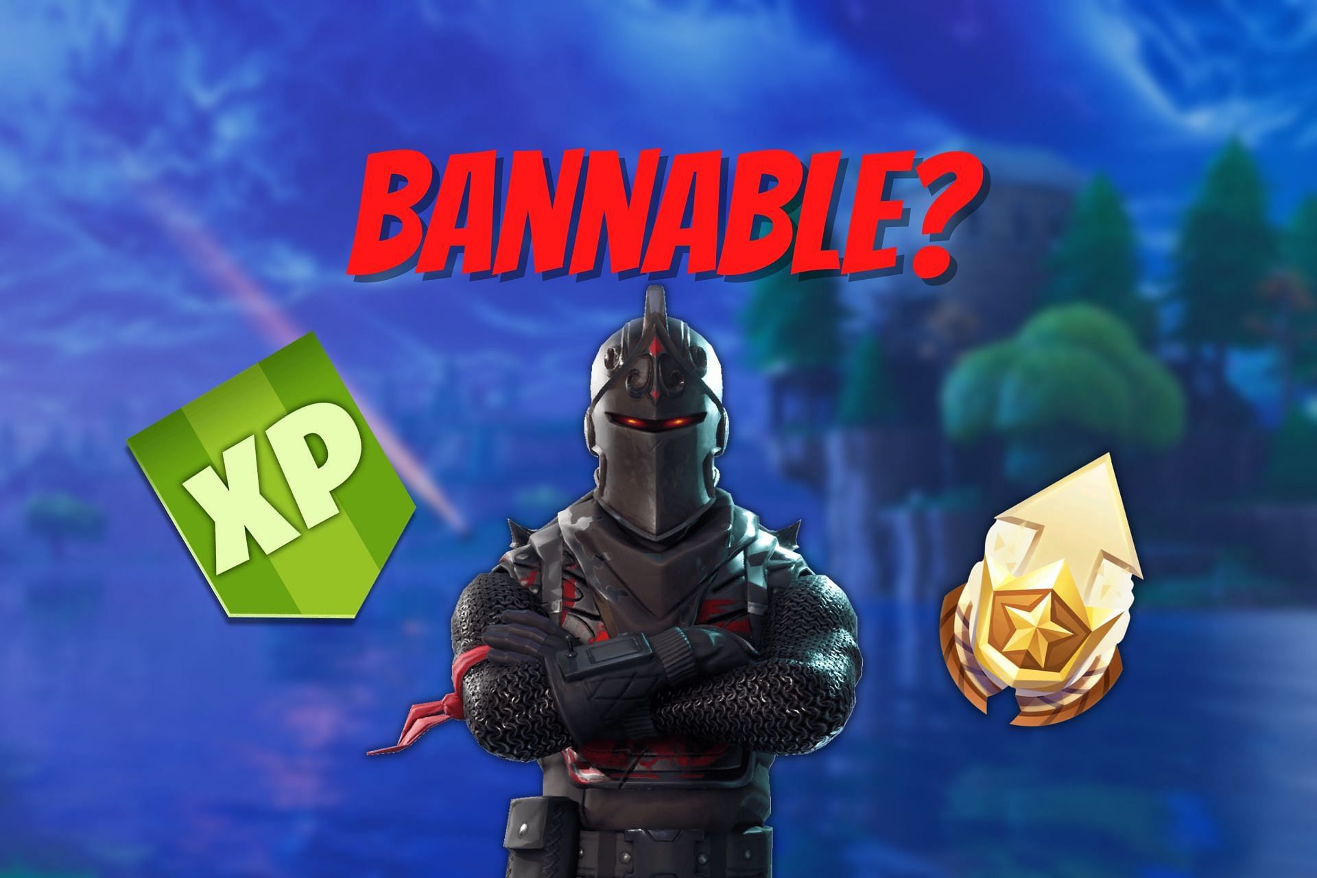 Do players get banned for exploiting the XP glitch in Fortnite Chapter 3? (Image via Sportskeeda)