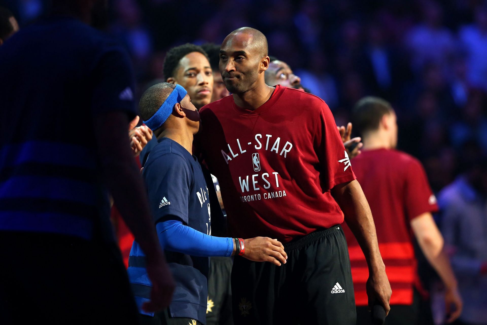 NBA All-Star Game 2016 Kobe Bryant hugs Isaiah Thomas
