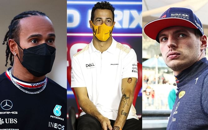 "They've both got the potential": Daniel Ricciardo split between Lewis Hamilton and Max Verstappen for F1 title
