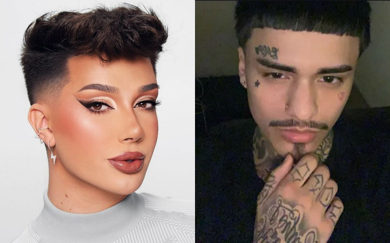 James Charles allegedly blackmailed the 18-year-old (Image via James Charles/Instagram and TikTok)