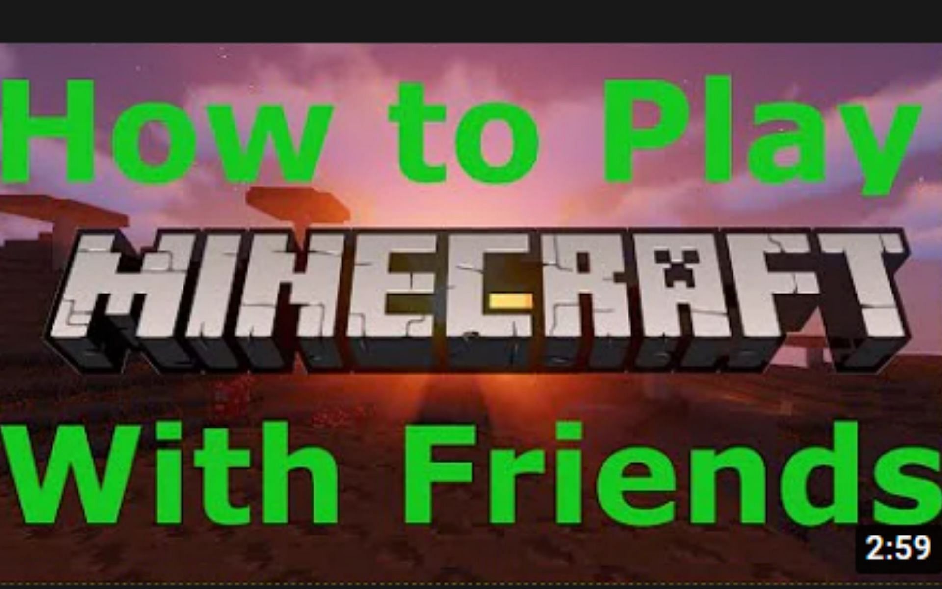 How to Play Minecraft with Friends