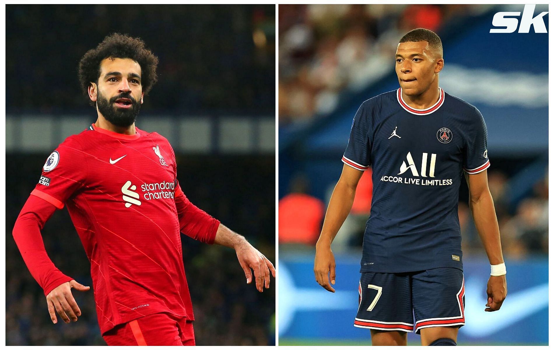 Mohamed Salah and Kylian Mbappe are among the players with the most assists this season.
