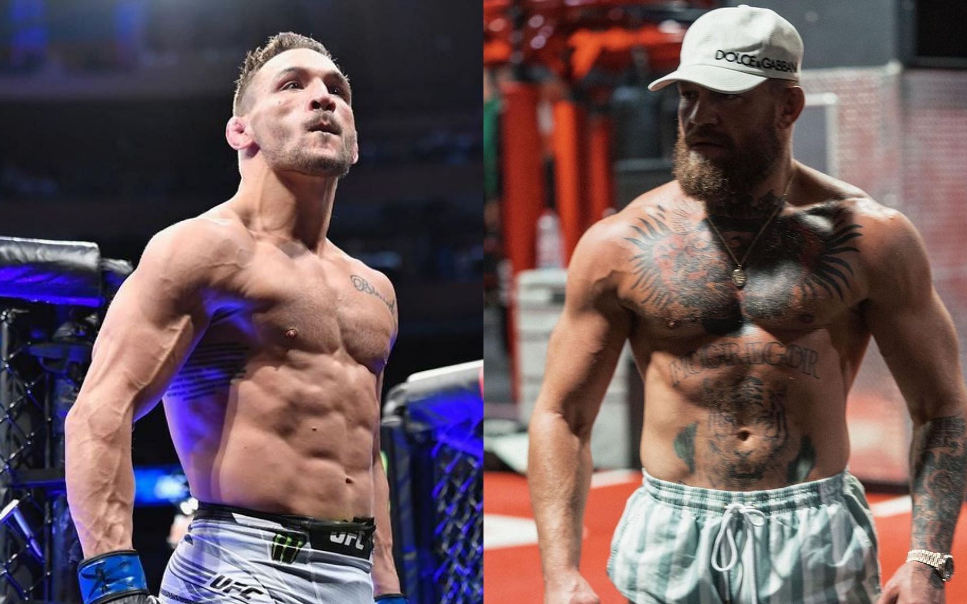Michael Chandler (left), Conor McGregor (right) [Image courtesy: @mikechandlermma and @thenotoriousmma]