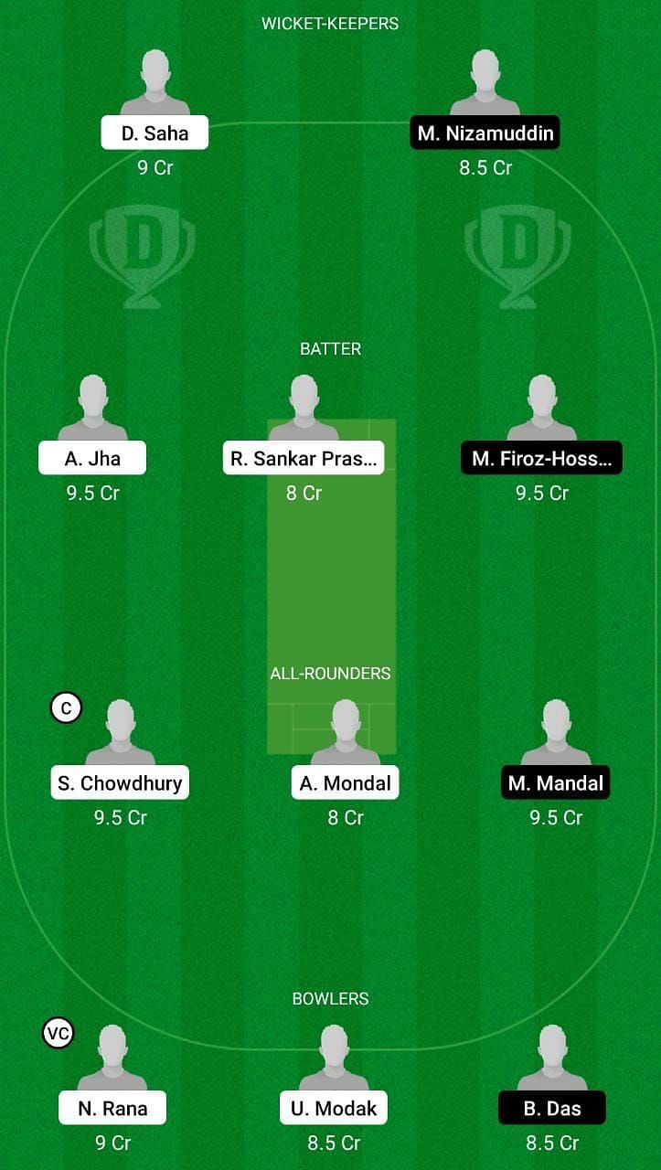 UDK vs GBM Dream11 Fantasy Suggestion #2 - Bengal Inter District T20 2021