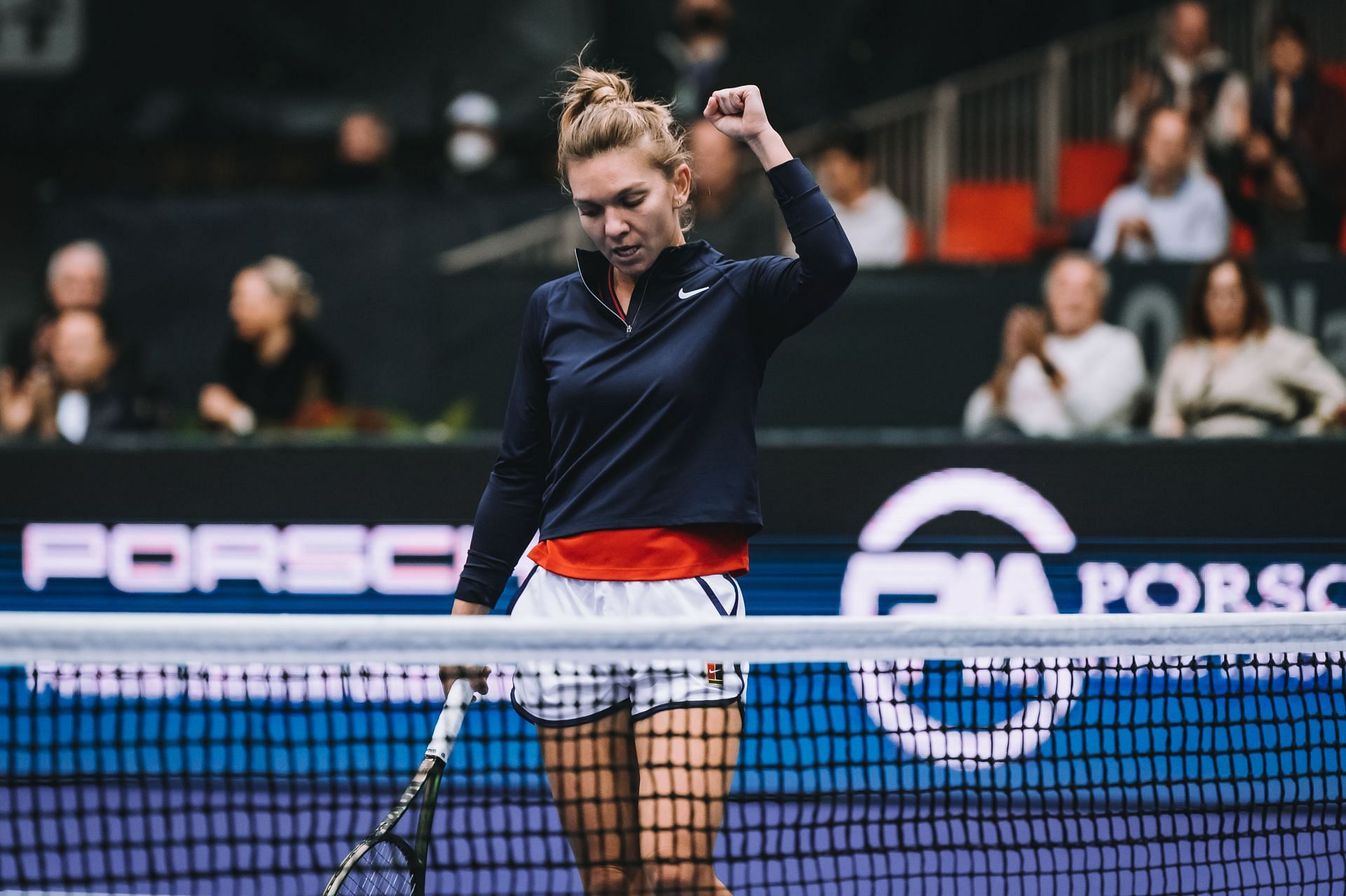 Simona Halep at the 2021 Linz Open