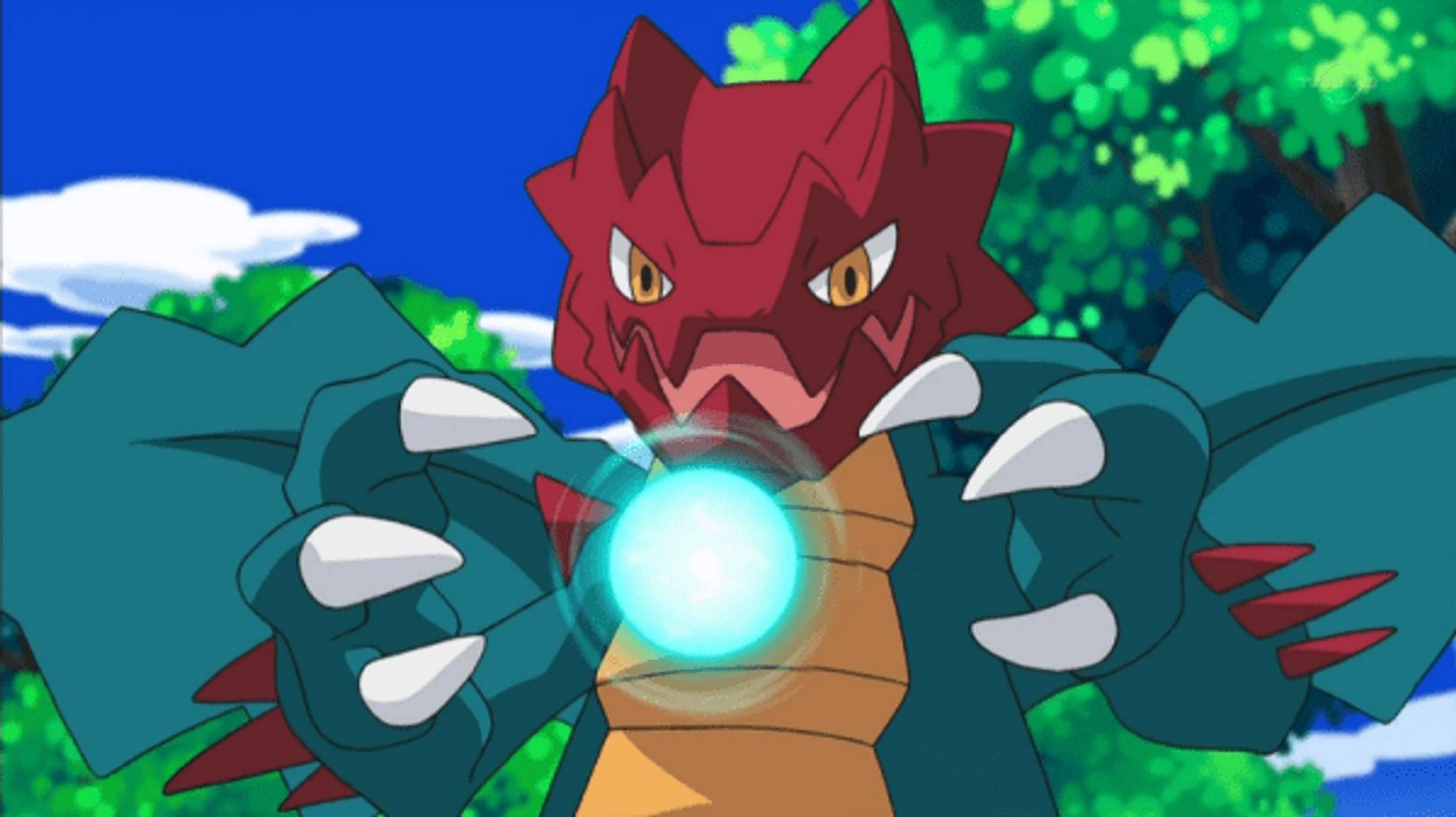 Druddigon as it appears in the anime (Image via The Pokemon Company)
