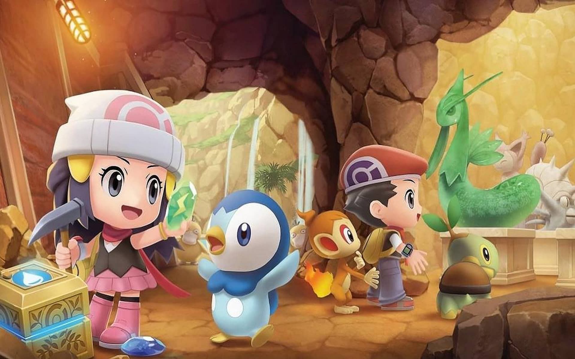 A promotional image for the Grand Underground in Pokemon Brilliant Diamond and Shining Pearl (Image via ILCA)