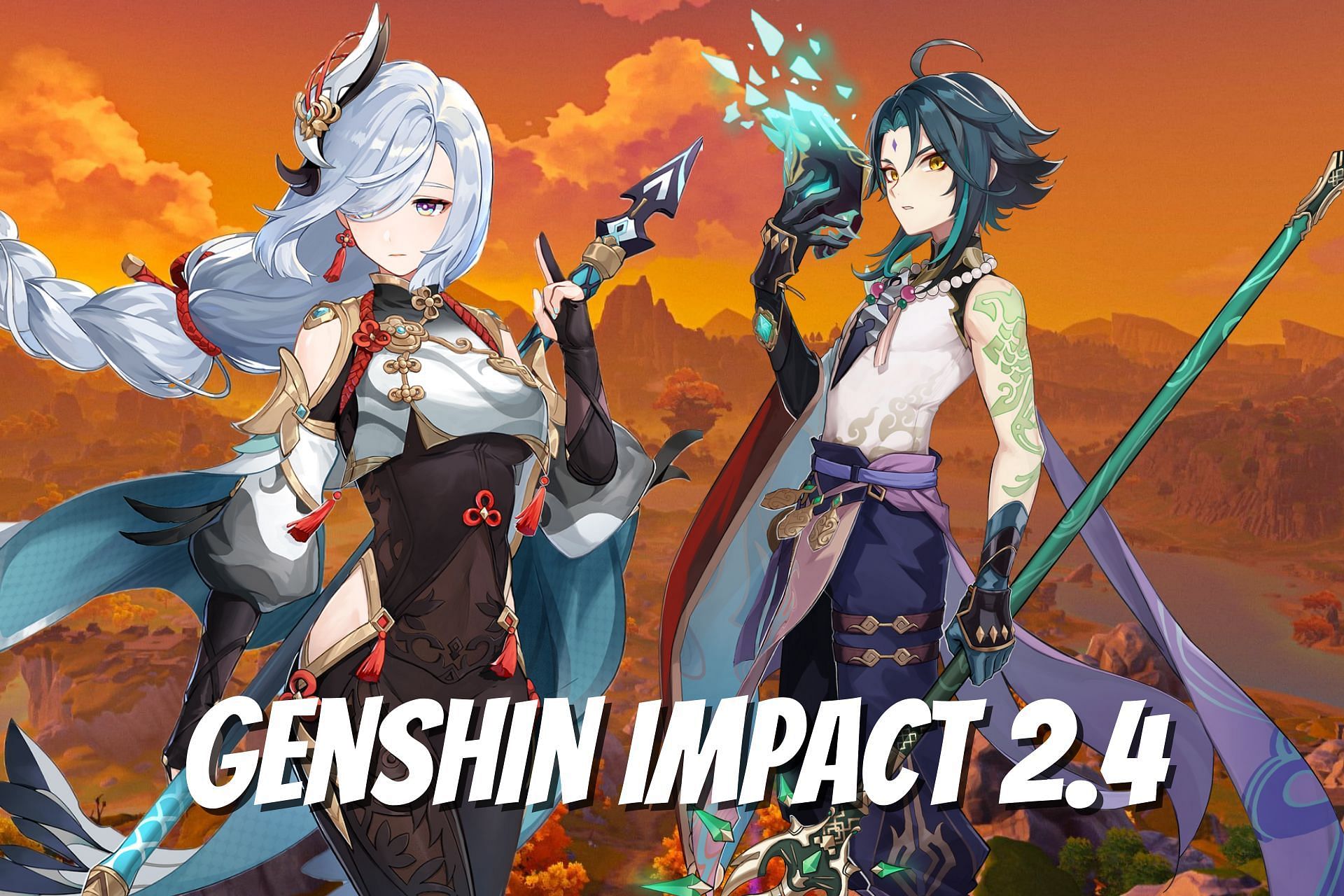 Genshin Impact 2.4 livestream to reveal Xiao and Shenhe release date (Image via Sportskeeda)