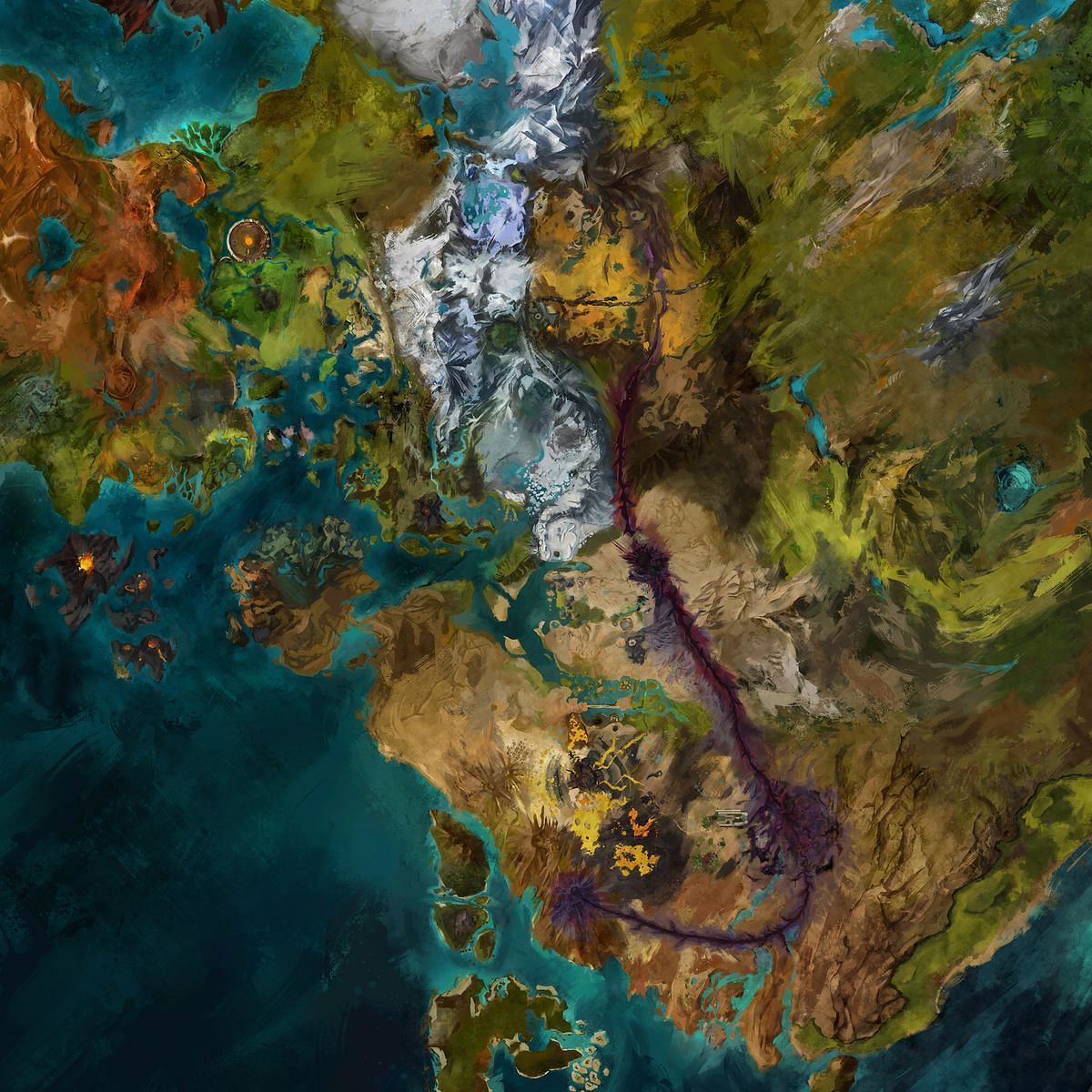 That map isn&#039;t even fully explorable (Image by ArenaNet)