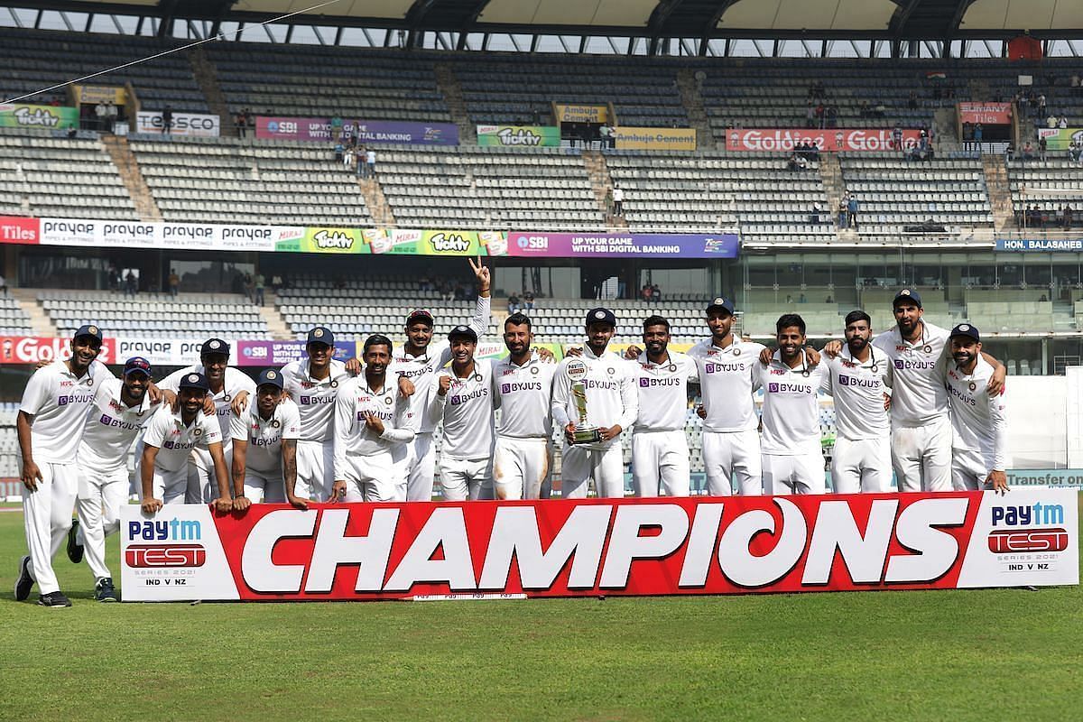 भारतीय टीम ने न्यूजीलैंड को टेस्ट सीरीज में 1-0 से हराया