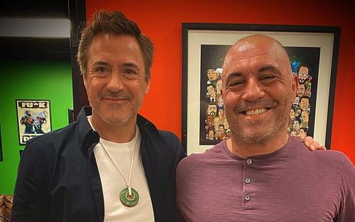 Robert Downey Jr. (left) and Joe Rogan (right) [Image Courtesy: @robertdowneyjr on Instagram]