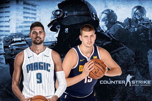 Nikola Jokic revealed that he plays Counter-Striker with fellow Center Vucevic. (Image via Sportskeeda)