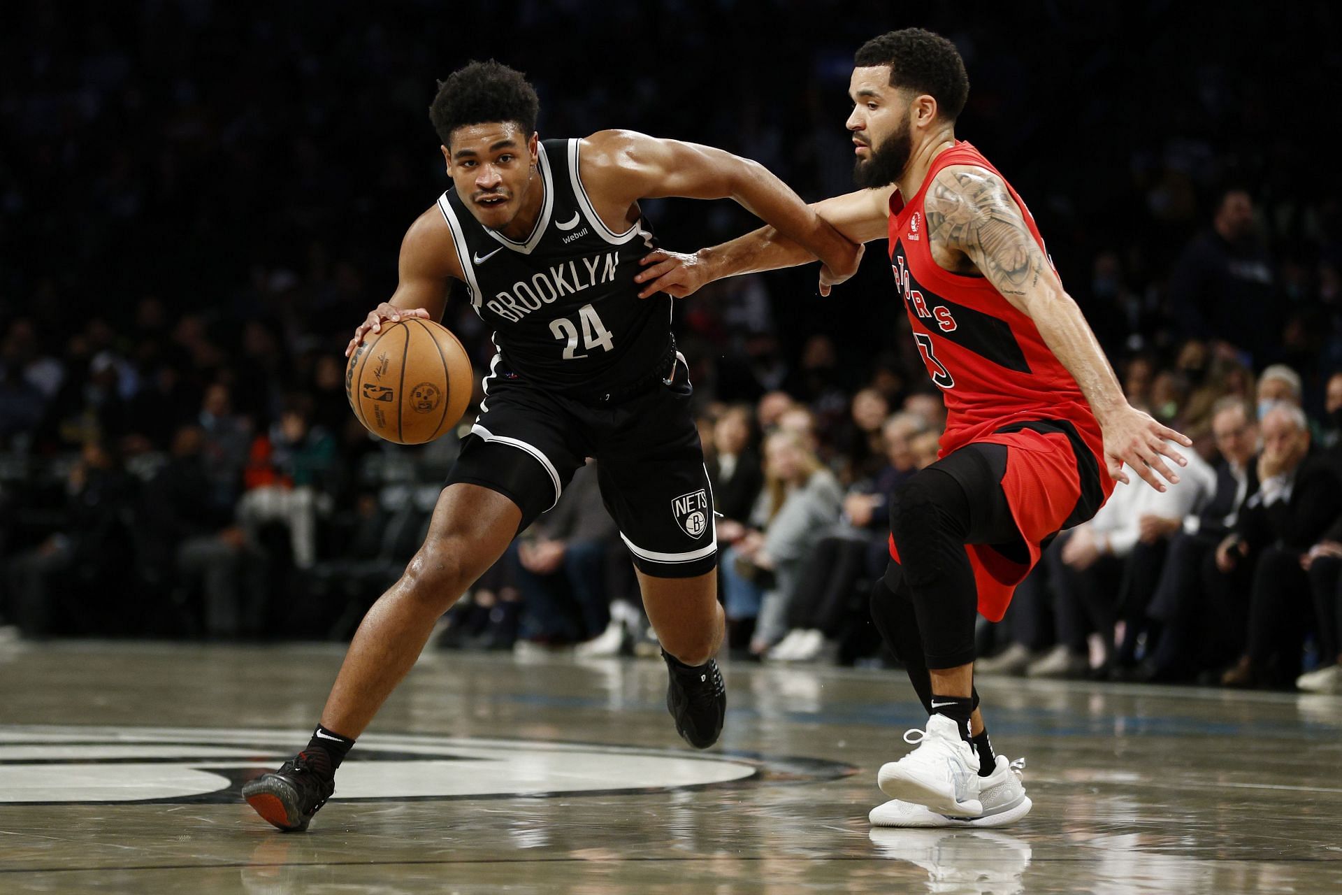 Fred VanVleet in action against the Brooklyn Nets