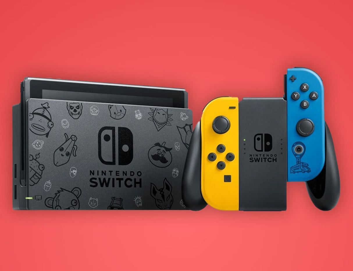 Fortnite has a themed Nintendo Switch console for sale (Image via Nintendo)