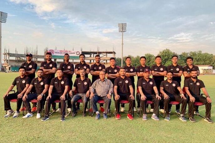 Nagaland Cricket Team photograph