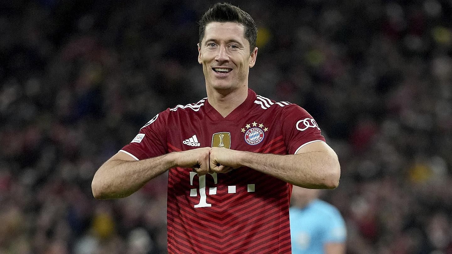 Lewandowski was unstoppable in the Champions League this year.