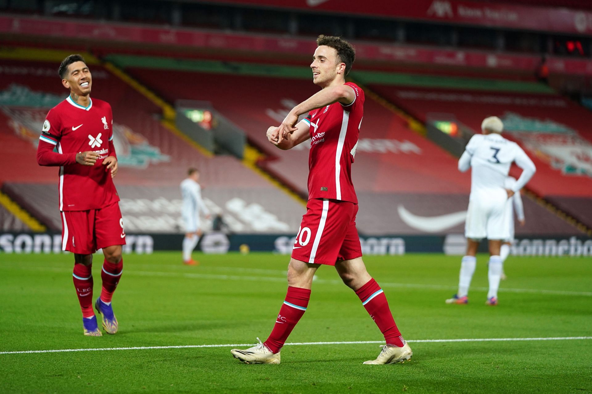 Diogo Jota has slowly eased into the role of a false-nine as he replaced Roberto Firmino in the front three alongside Mohamed Salah and Sadio Mane.