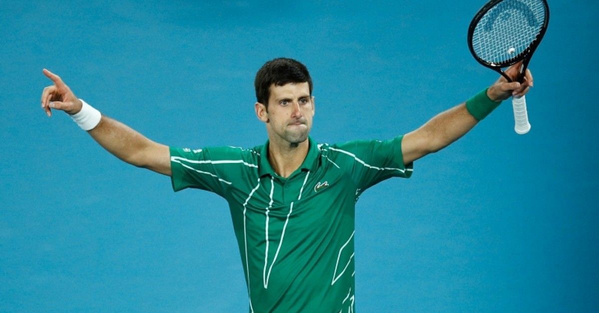 Novak Djokovic at the Australian Open