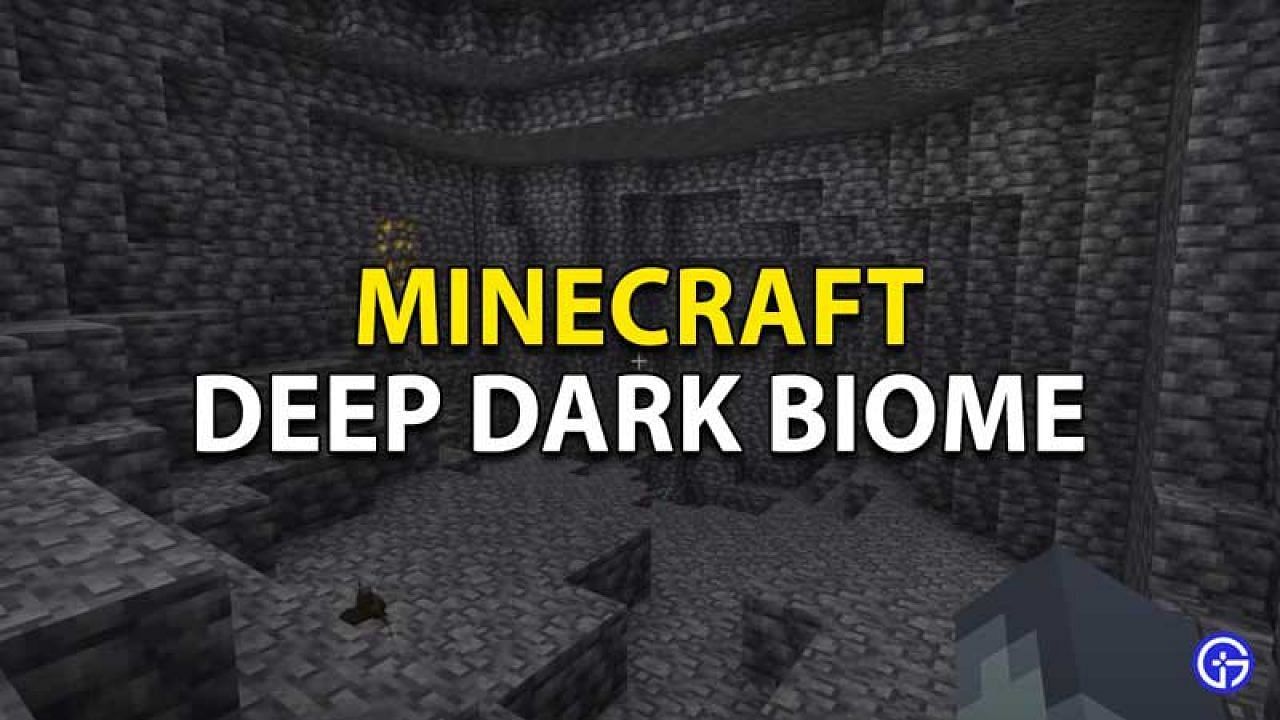 The Deep Dark biome is creepy (Image via Minecraft)
