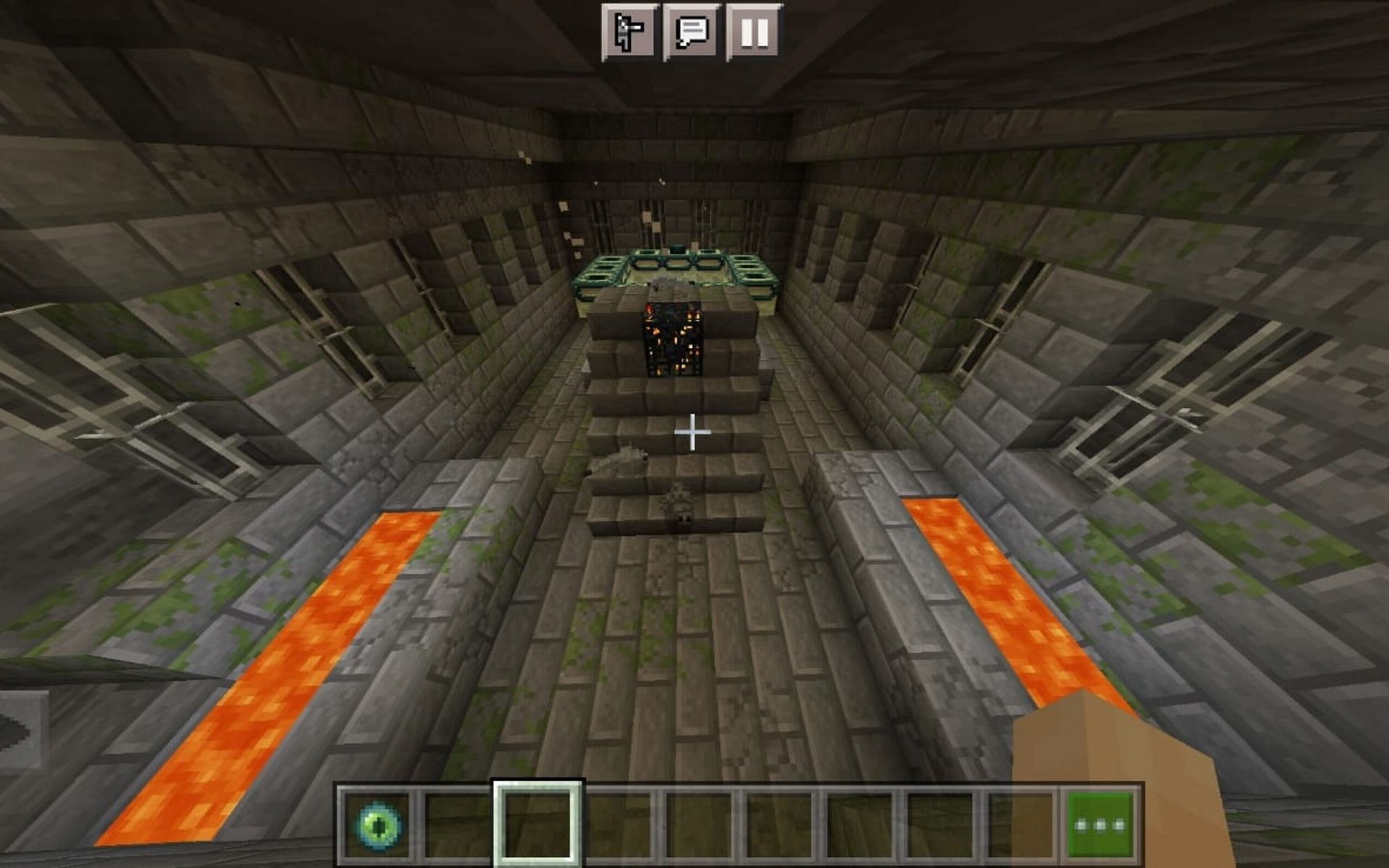 Users have to look for an End Portal room (Image via Minecraft)