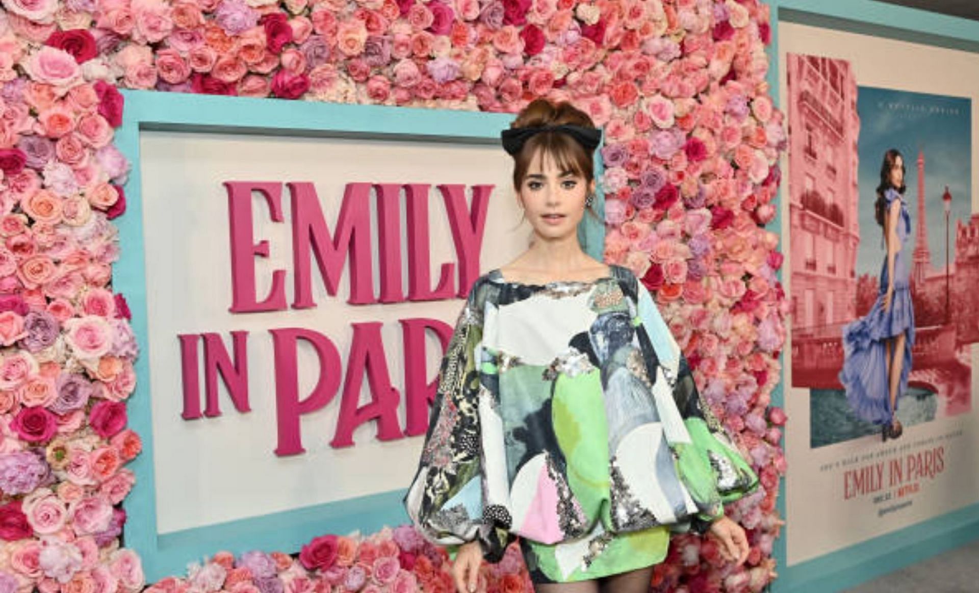 Lily Collins stars in &quot;Emily in Paris: season 3&quot;(image via Getty Images)