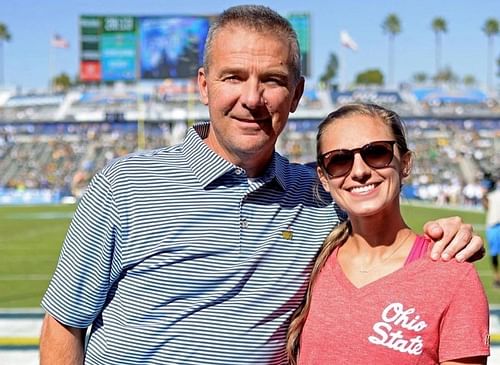 Urban Meyer with his daughter Gigi Meyer Pruett