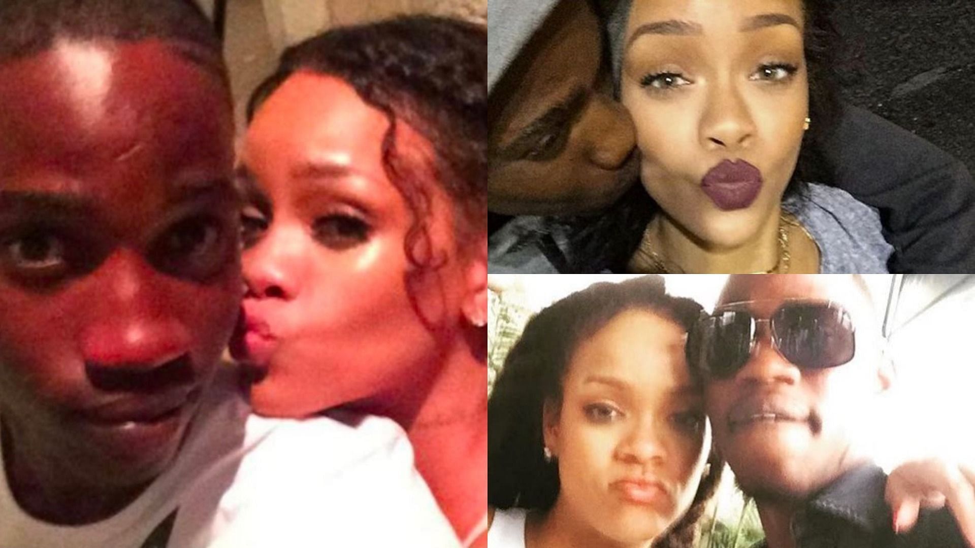 Rihanna and Tavon Kaiseen Alleyne (Images via Rihanna/Instagram)