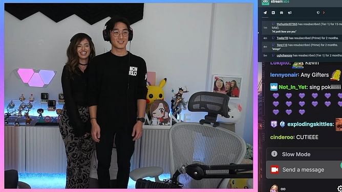 "Dating or siblings?": Pokimane has viewers confused after mystery man appears during a livestream