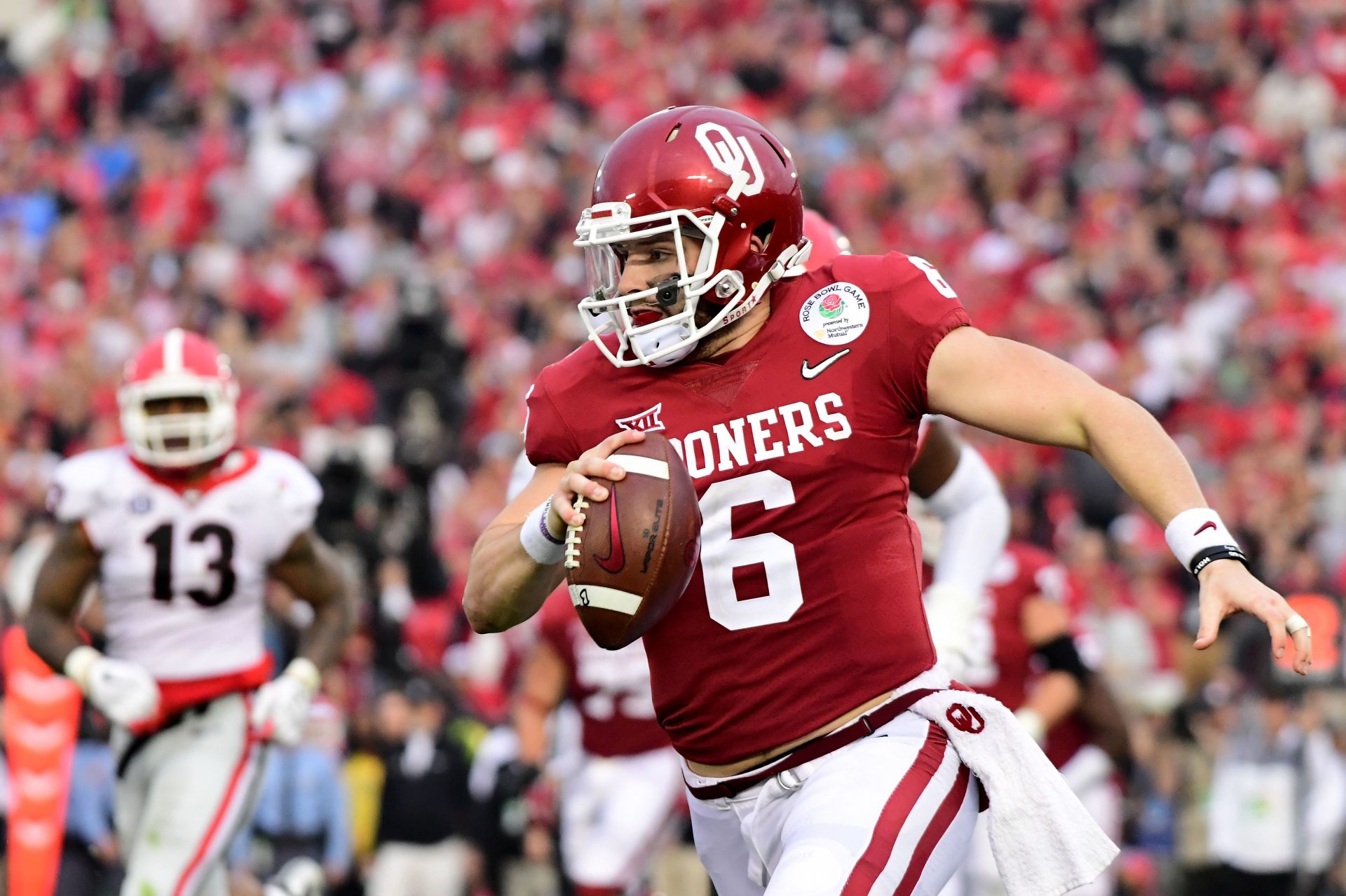 Oklahoma quarterback Baker Mayfield