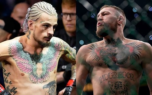 Sean O'Malley (L) and Conor McGregor (R) PC: UFC