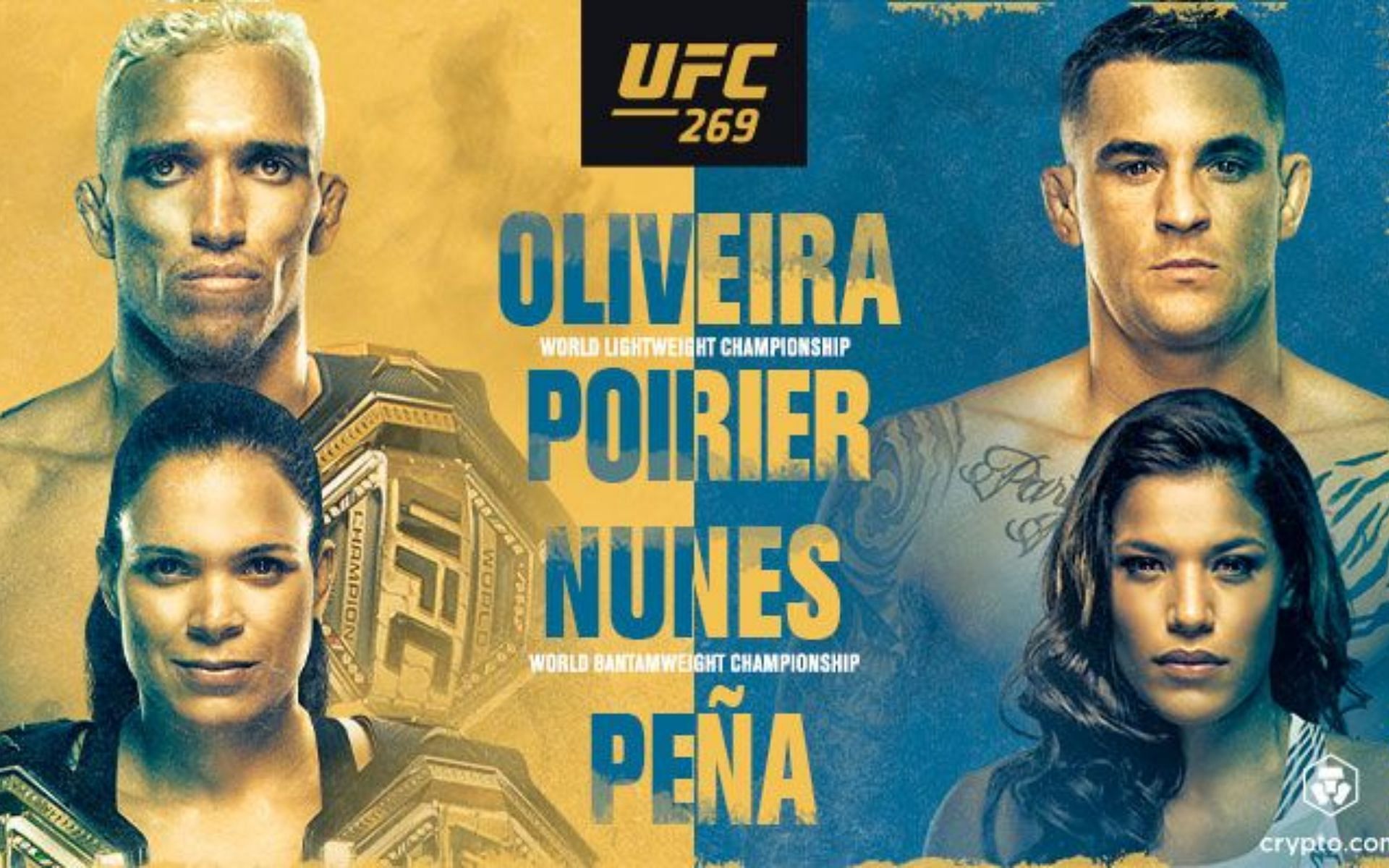 UFC 269 is the final pay-per-view of 2021 and it looks like an excellent show