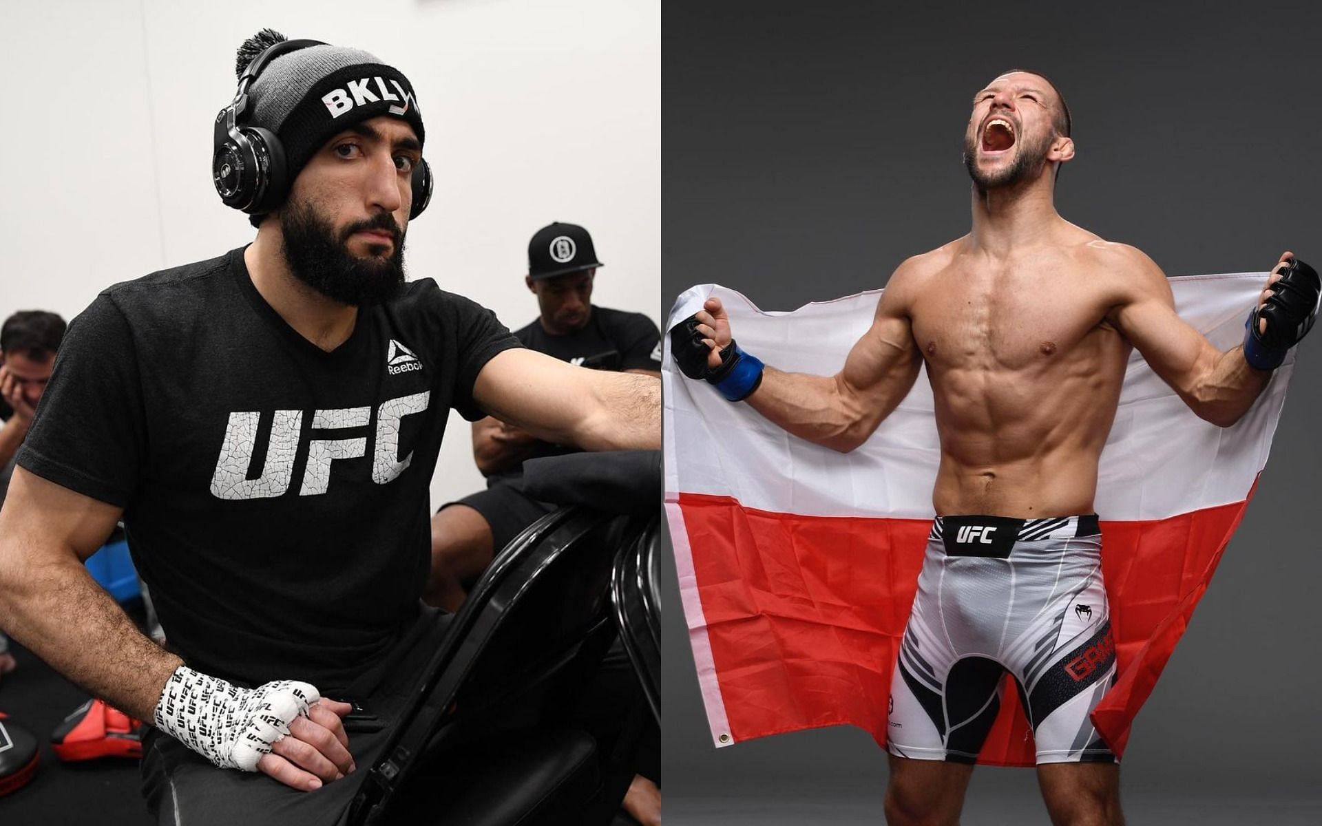 Belal Muhammad (left), Mateusz Gamrot (right) [Images Courtesy: @bullyb170 @mateusz_gamrot on Instagram]