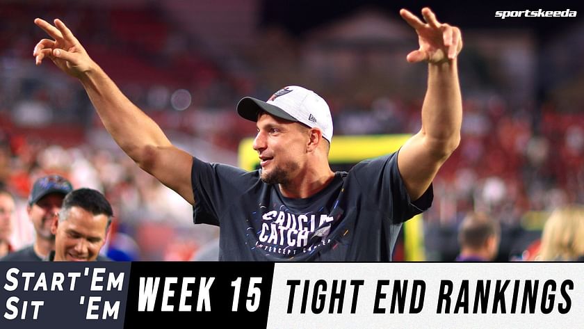 2022 Fantasy Football Week 15 Start 'Em Sit 'Em: Tight Ends