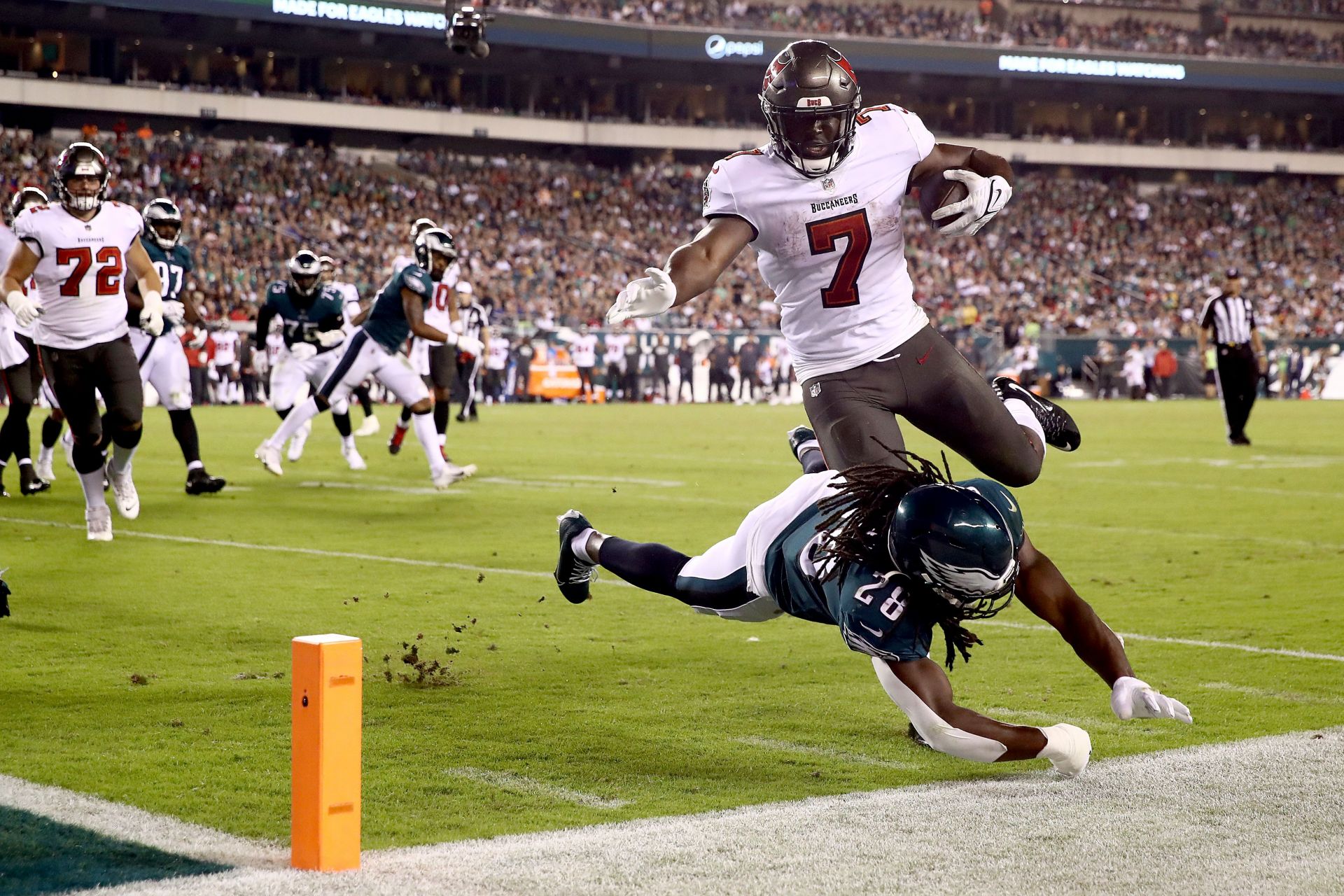 Tampa Bay Buccaneers RB Leonard Fournette vs. Philadelphia Eagles