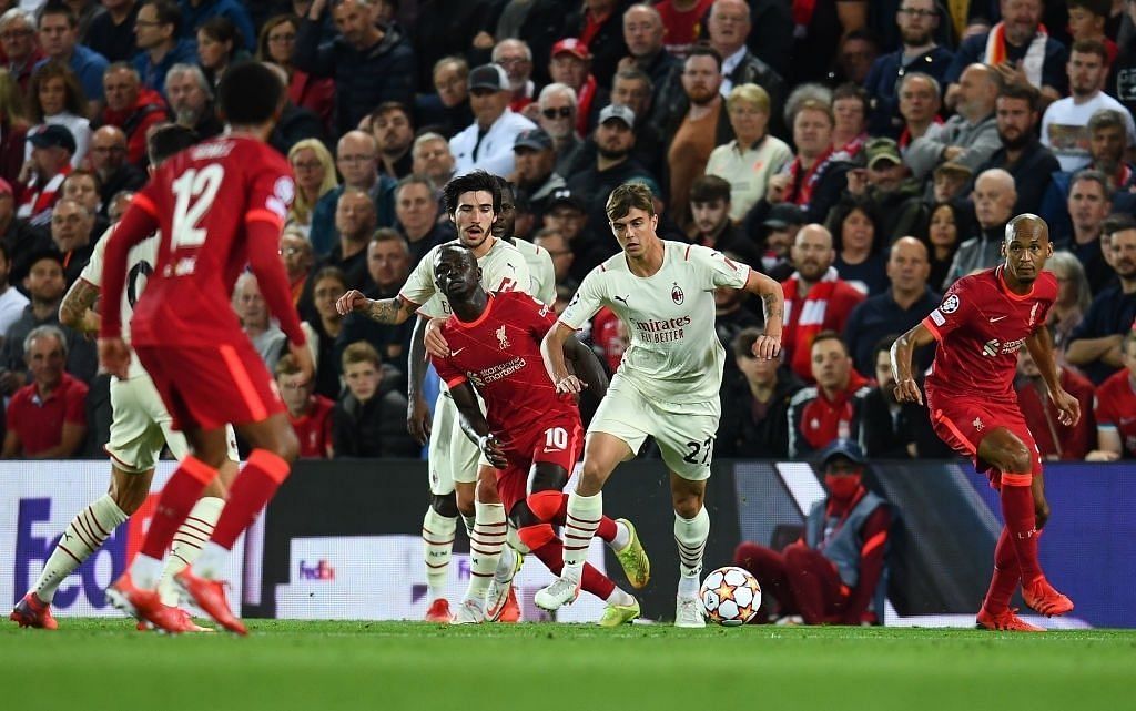 Milan and Liverpool played out a five-goal thriller at Anfield in reverse