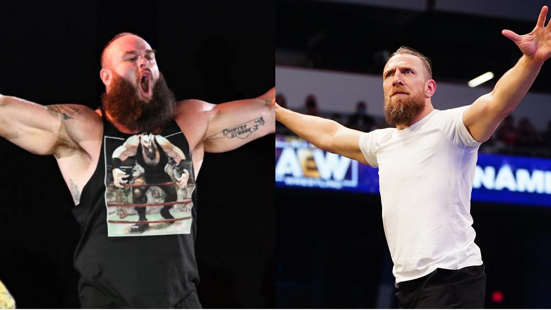 Braun Strowman (left) and Bryan Danielson (right)