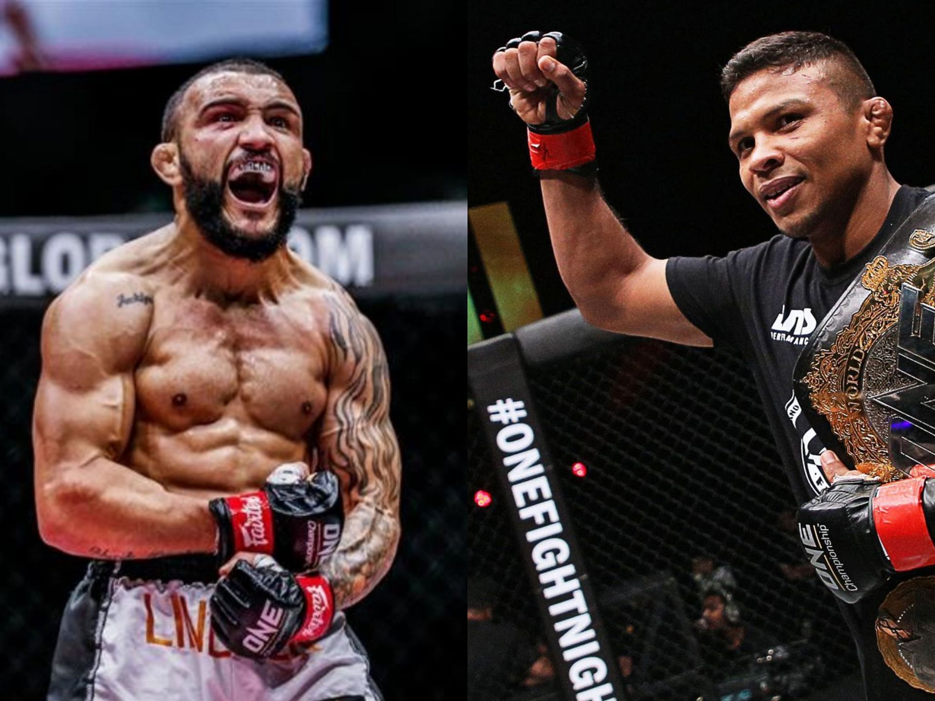 John Lineker (left) and Bibiano Fernandes (right). [Photo: ONE Championship]