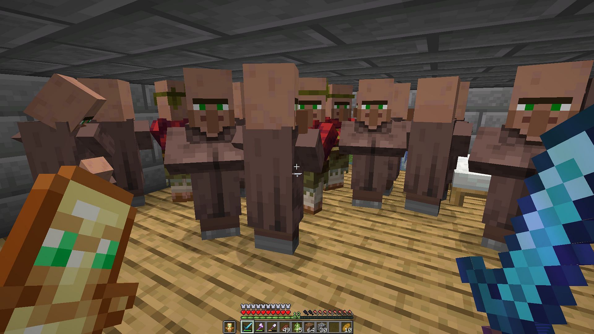 Villagers (Image via Minecraft)