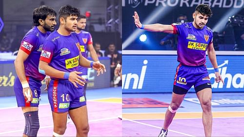 Naveen Kumar scored a Super 10 against U Mumba and helped Dabang Delhi KC register their second win in Pro Kabaddi 2021 (Image: Instagram/Pro Kabaddi)